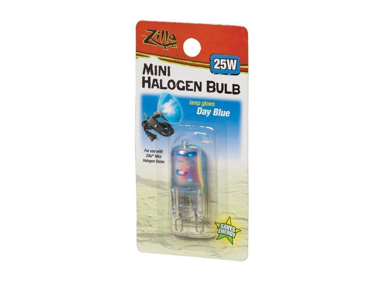 Zilla Day Blue Mini Halogen Bulb, 25w Zilla