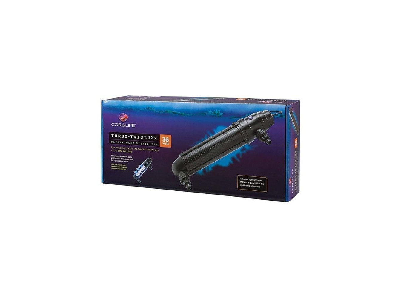 Coralife Turbo-Twist UV Sterilizer 1ea/12X, 36 W, Up To 500 gal Animals & Pet Supplies > Pet Supplies > Fish Supplies Coral Life