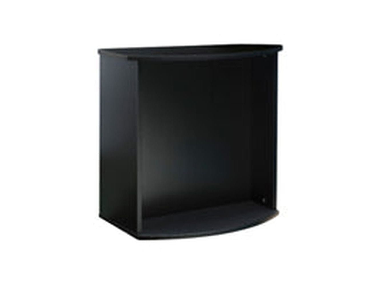 Fluval Bow Front Aquarium Stand - 24.75in x 15in x 26in (63 cm x 38 cm x 66 cm) - Black Fish Supplies Fluval