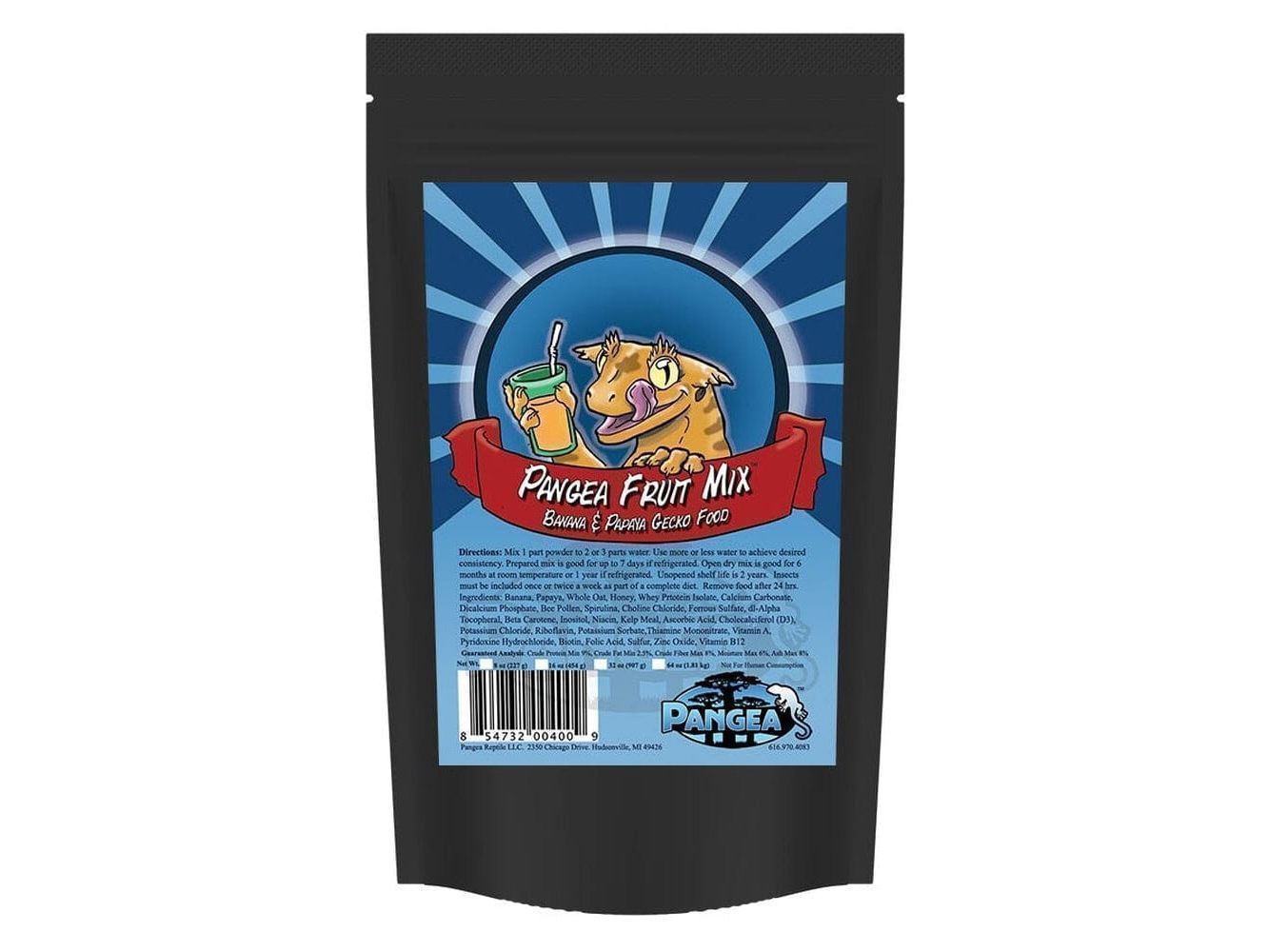 Pangea Fruit Mix Gecko Treat - Black Pangea