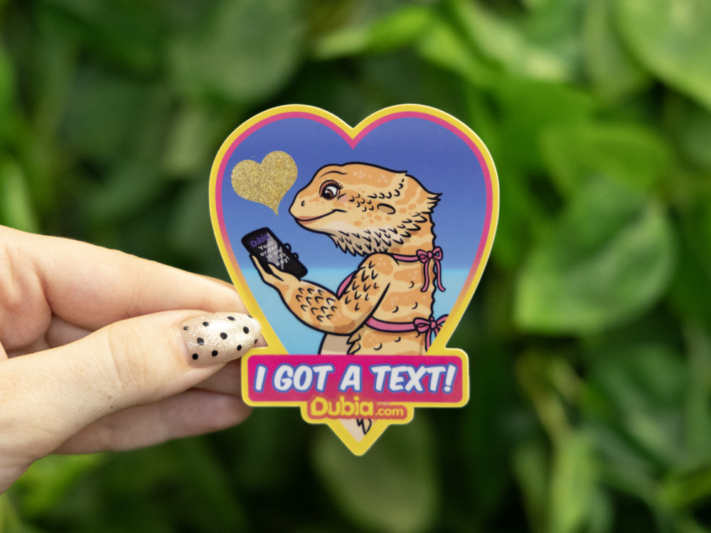 I Got a Text Sticker