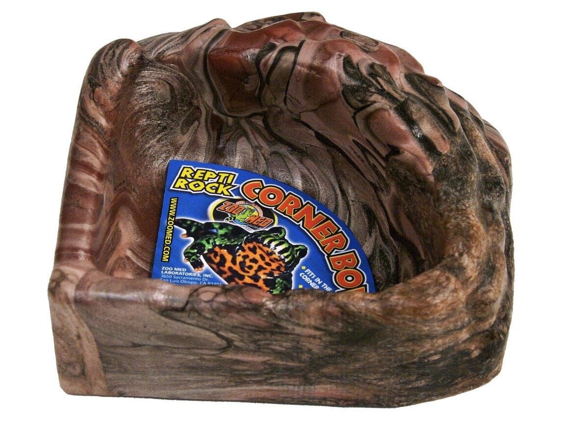 Zoo Med Repti Rock Corner Bowl, Small Zoo Med