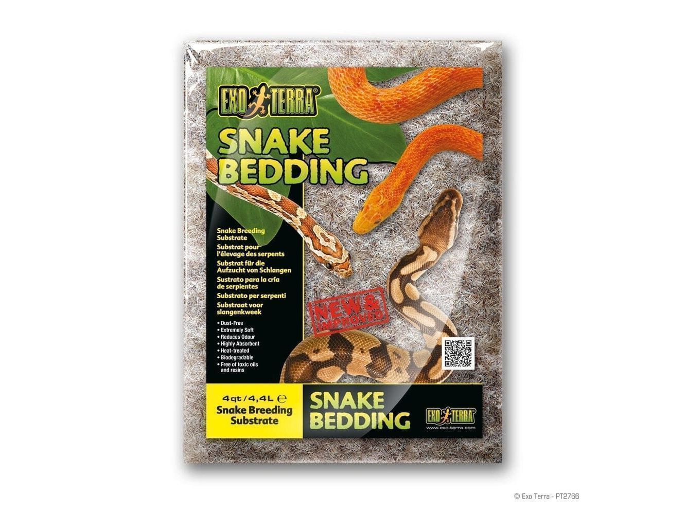 Exo Terra Snake Bedding, 4qt Exo Terra