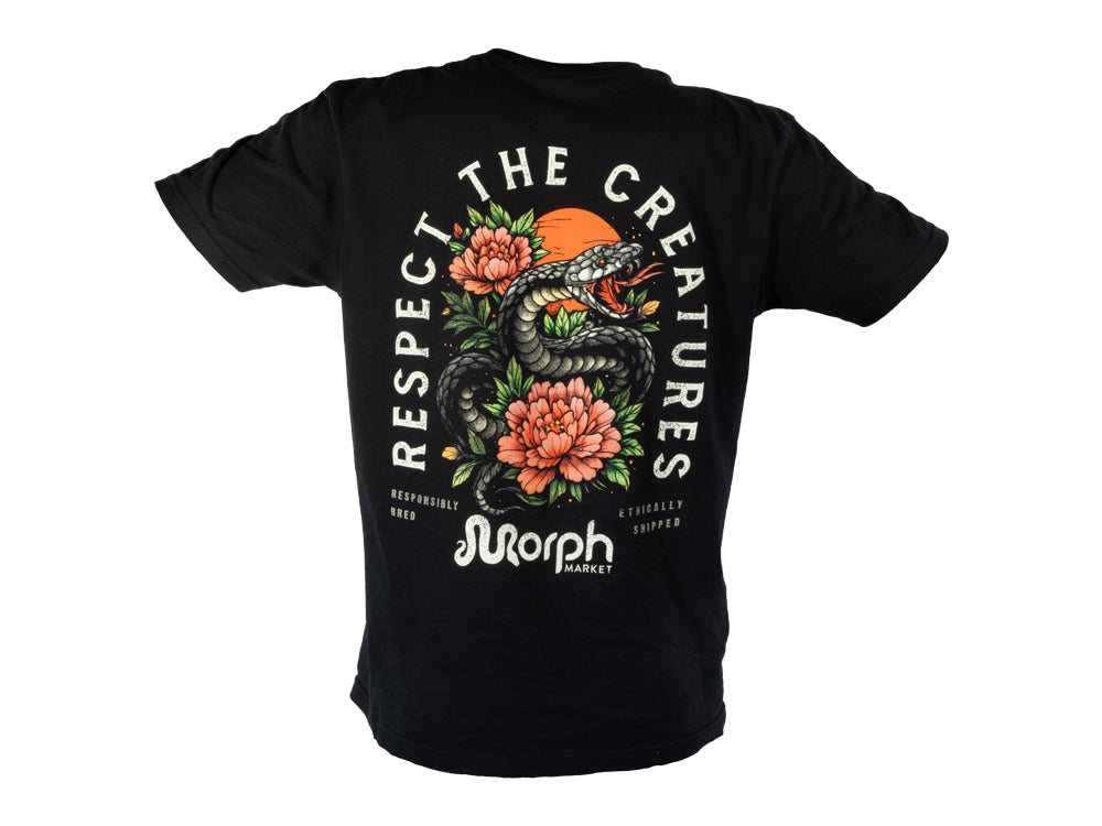 MorphMarket Black Respect The Creatures T-Shirt