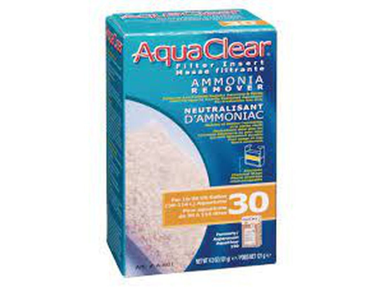 AquaClear Filter Insert Ammonia Remover 30gal fish supplies AquaClear