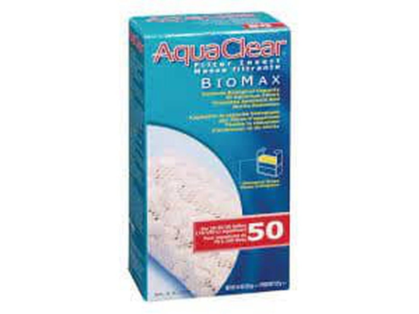 AquaClear Filter Insert Ammonia Remover 50gal fish supplies AquaClear
