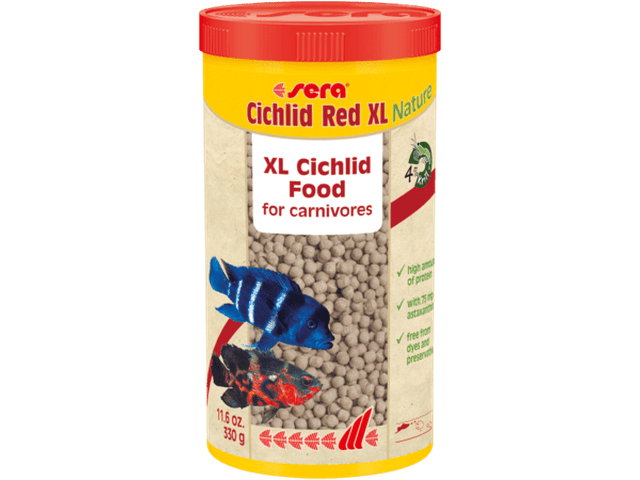 Sera Cichlid Red XL Nature 11.6oz Aquatic Diet Sera