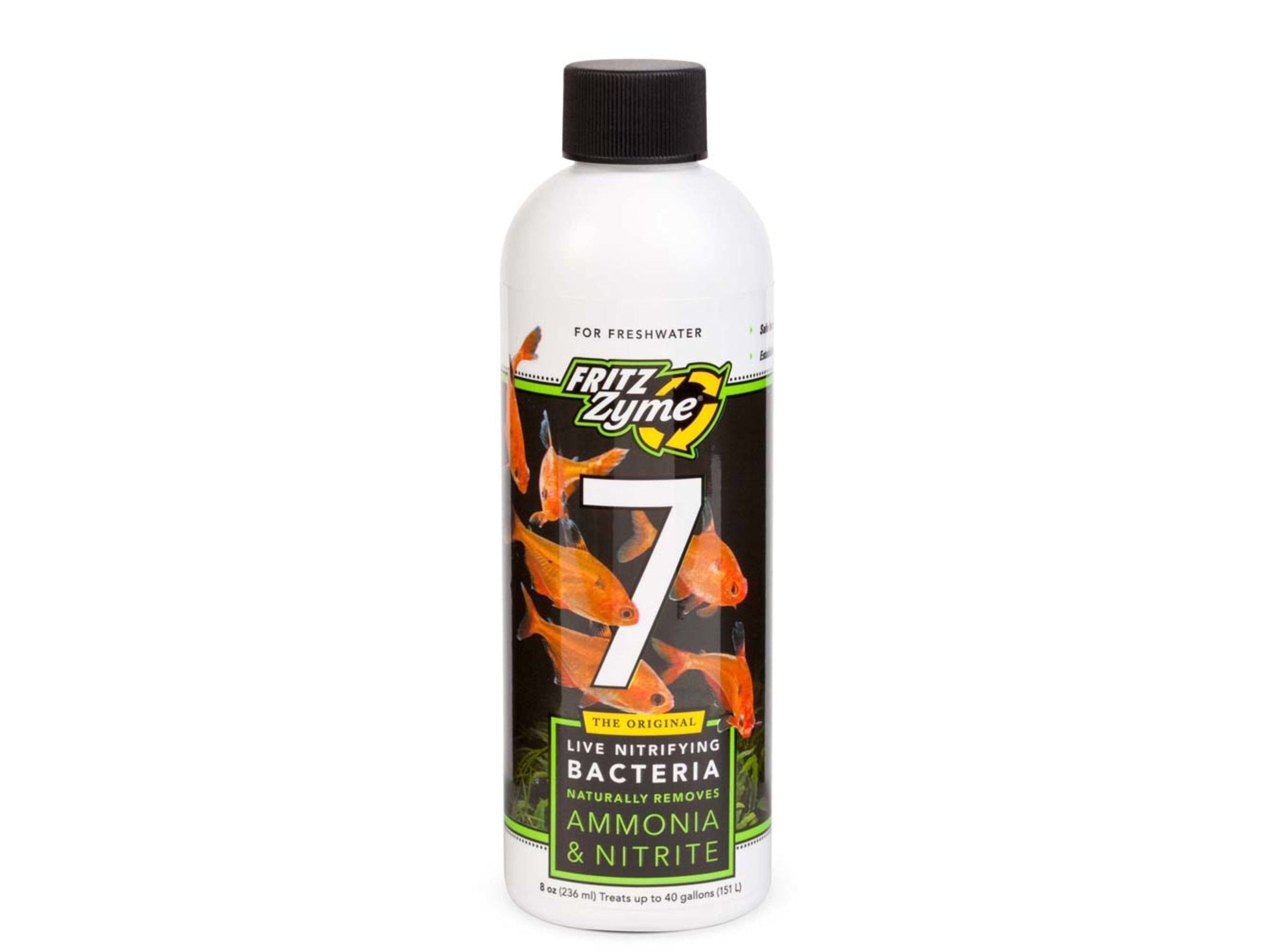 Fritz FritzZyme 7 Freshwater Live Nitrifying Bacteria 8 fl oz Aquarium Additives Fritz
