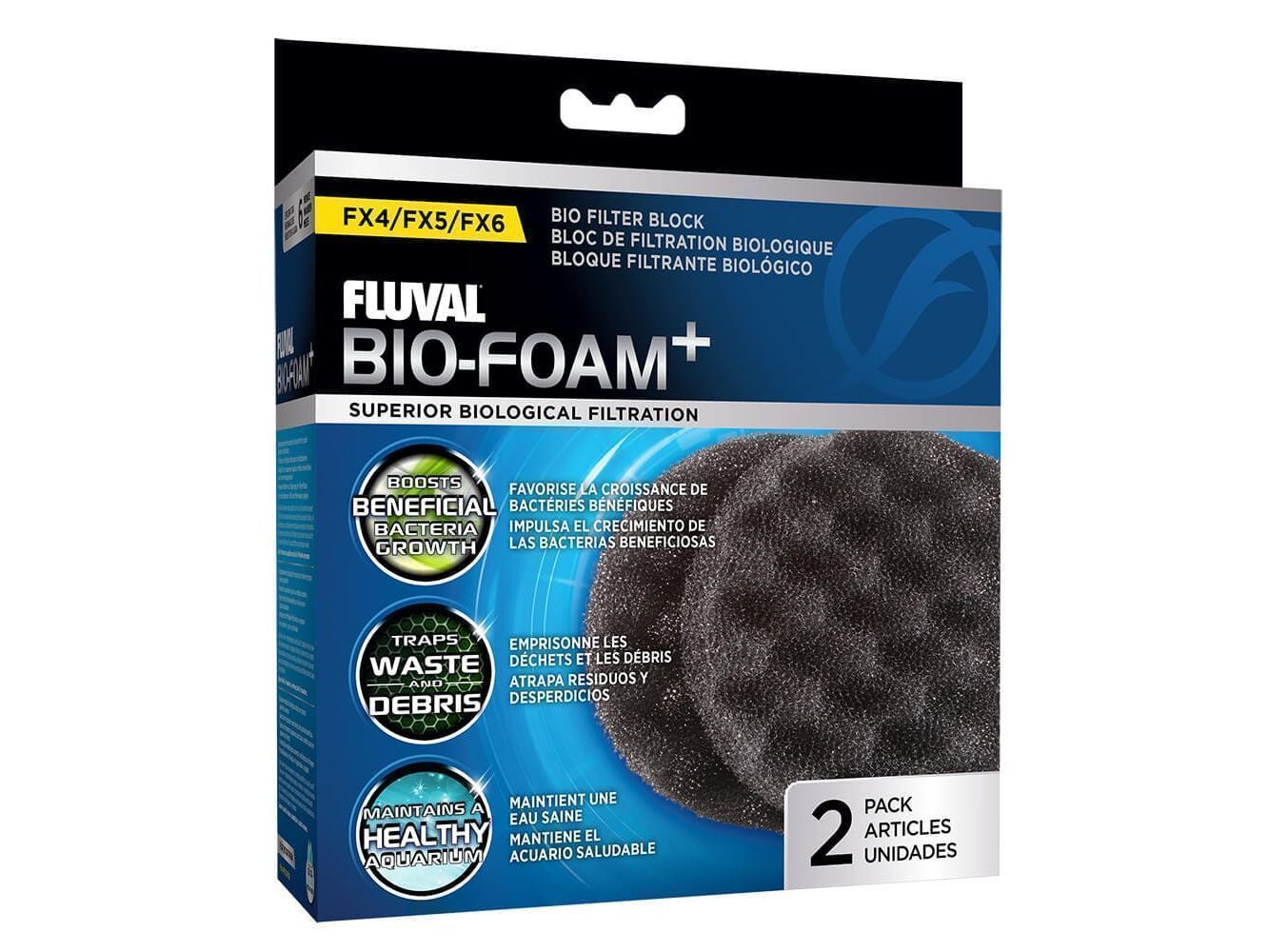 Fluval FX5/FX6 Bio Foam, 2pk Fish Supplies Fluval