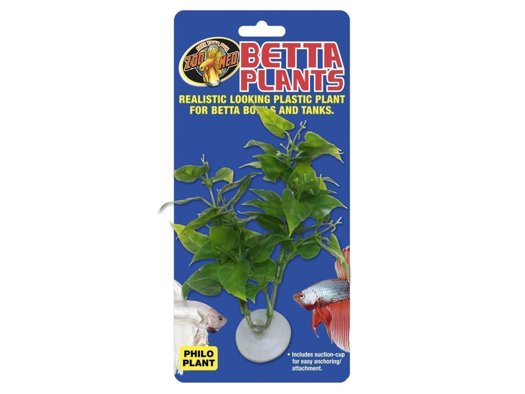 Zoo Med Betta Plant Philo Green, 1ea Aquatic Decor Zoo Med Aquatic