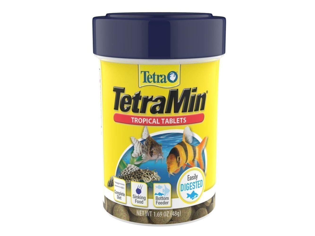 Tetra TetraMin Tablets Fish Food 1ea/1.69 oz, 160 ct Aquatic Diet Tetra