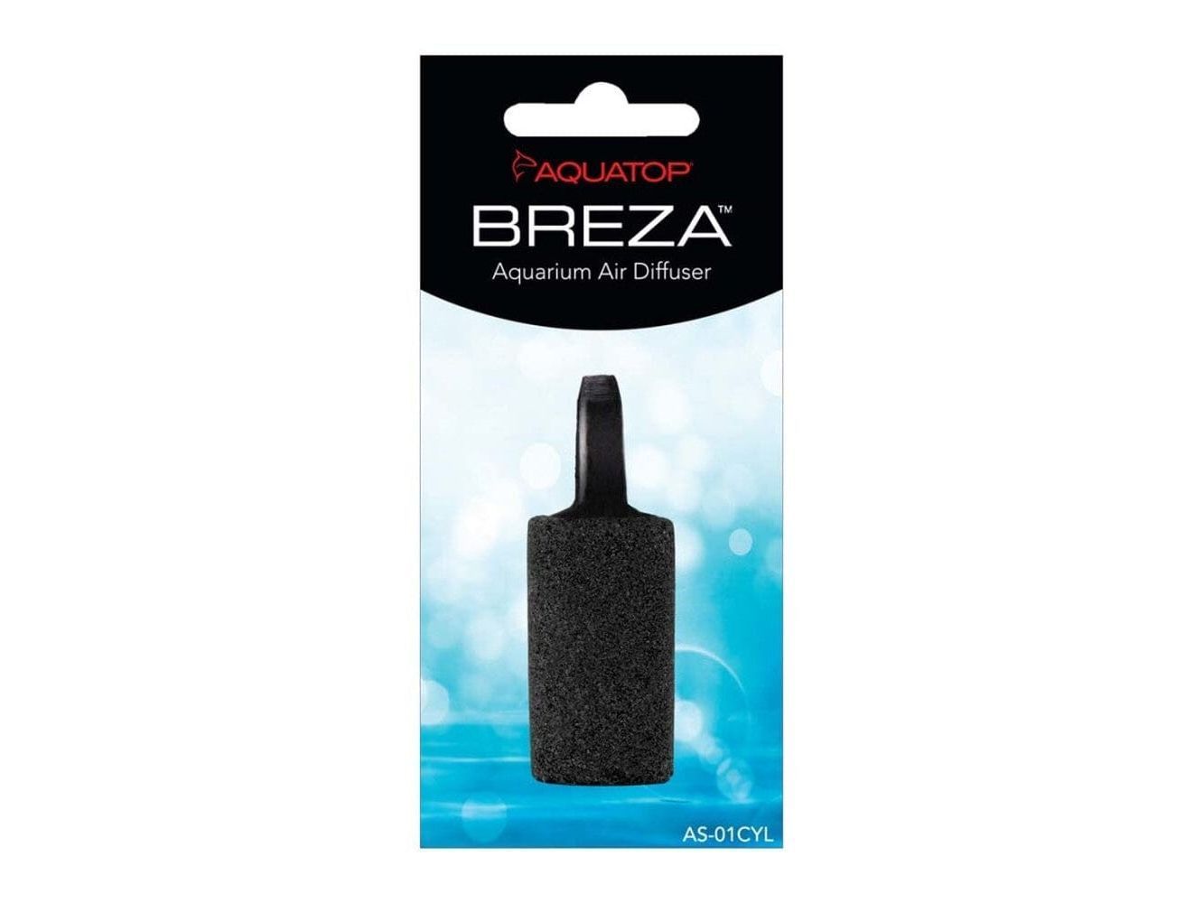 Aquatop BREZA Aquarium Diffuser Air Stone Black 1ea/1 in, 1 pk Fish Supplies Aquatop
