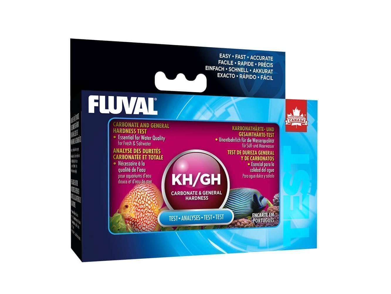 Fluval GH/KH Test Kit, Fresh/Salt Fish Supplies Fluval
