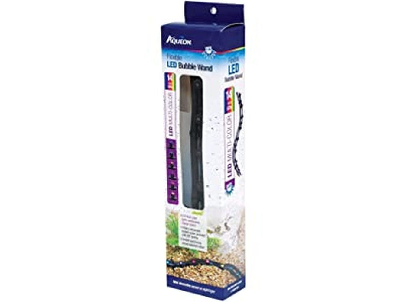 Aqueon Flexible LED Bubble Wand, Multi-Color, 14" Fish Supplies Aqueon