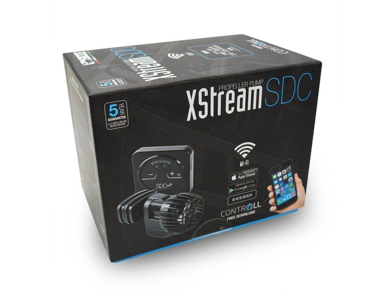 Sicce XSTREAM SDC Controllable Wave Pump - 270 GPH-2250 GPH 1ea Animals & Pet Supplies > Pet Supplies > Fish Supplies SICCE