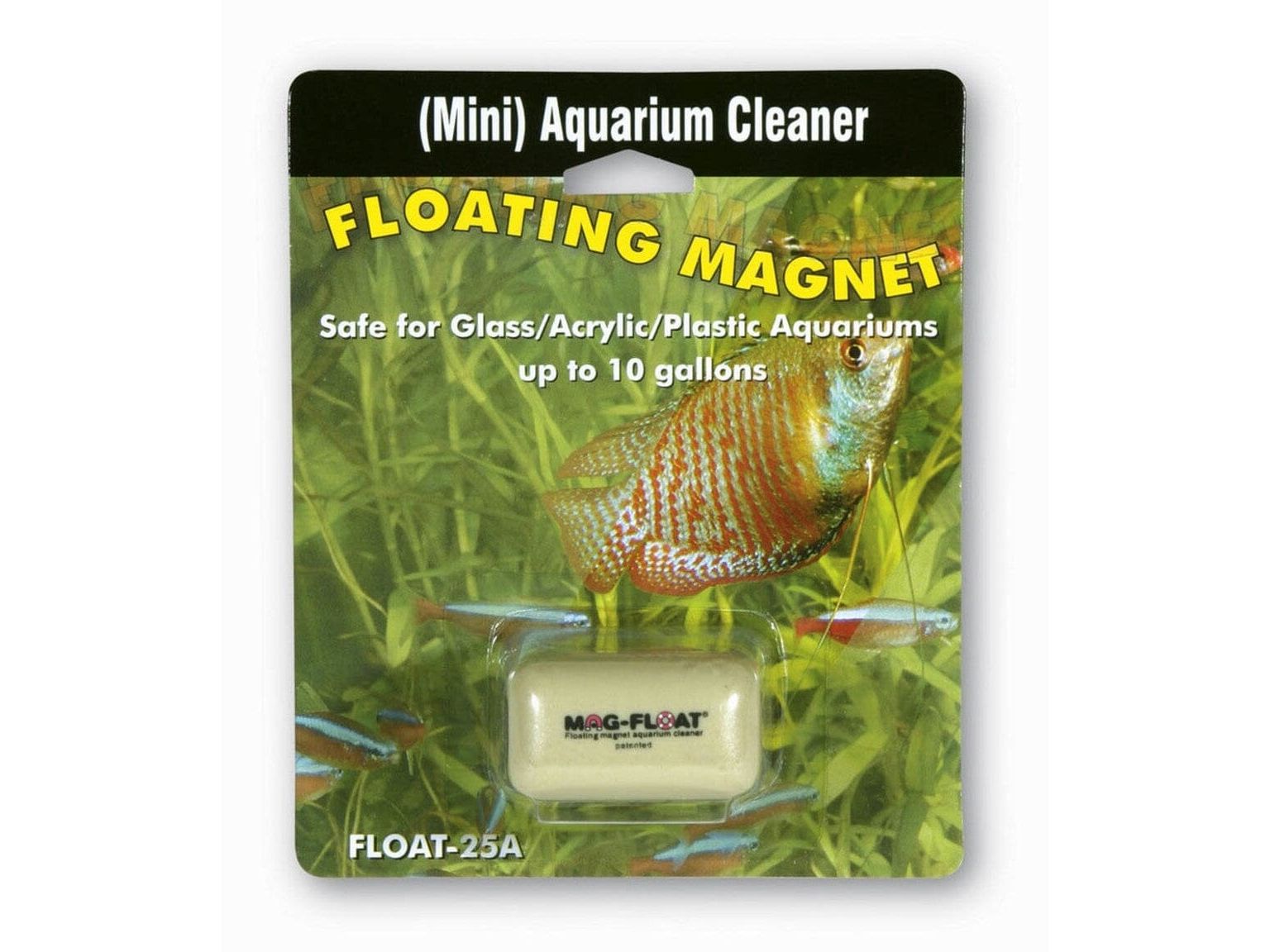 Mag-Float Floating Magnet Acrylic/Glass Aquarium Cleaner 1ea/Mini aquarium cleaning supplies Mag-Float