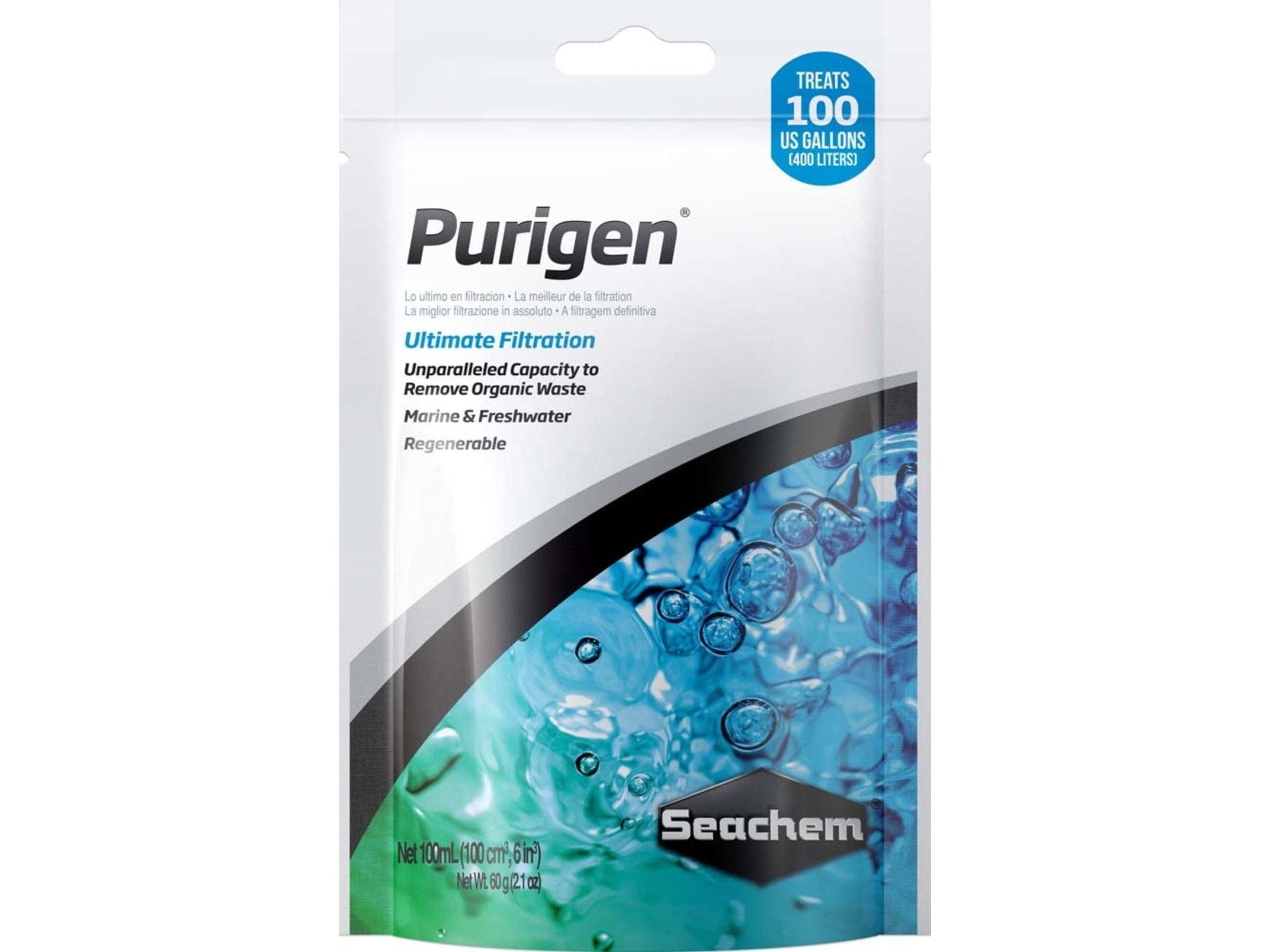 Seachem Purigen Organic Resin Filter 100 ml Aquarium Additives Seachem