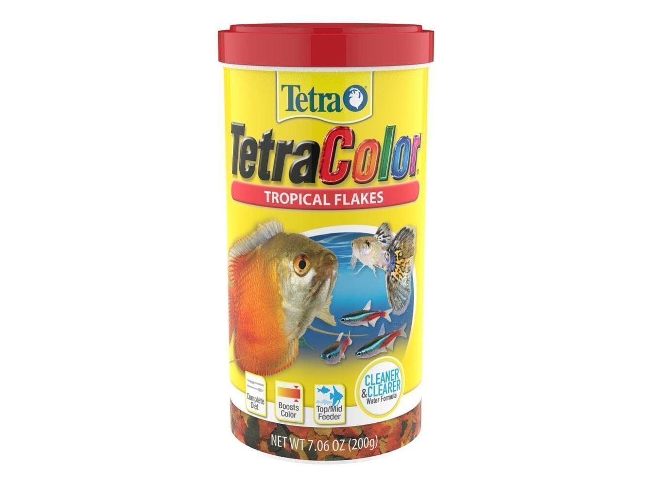 Tetra TetraColor Tropical Flakes Fish Food 1ea/7.06 oz Aquatic Diet Tetra