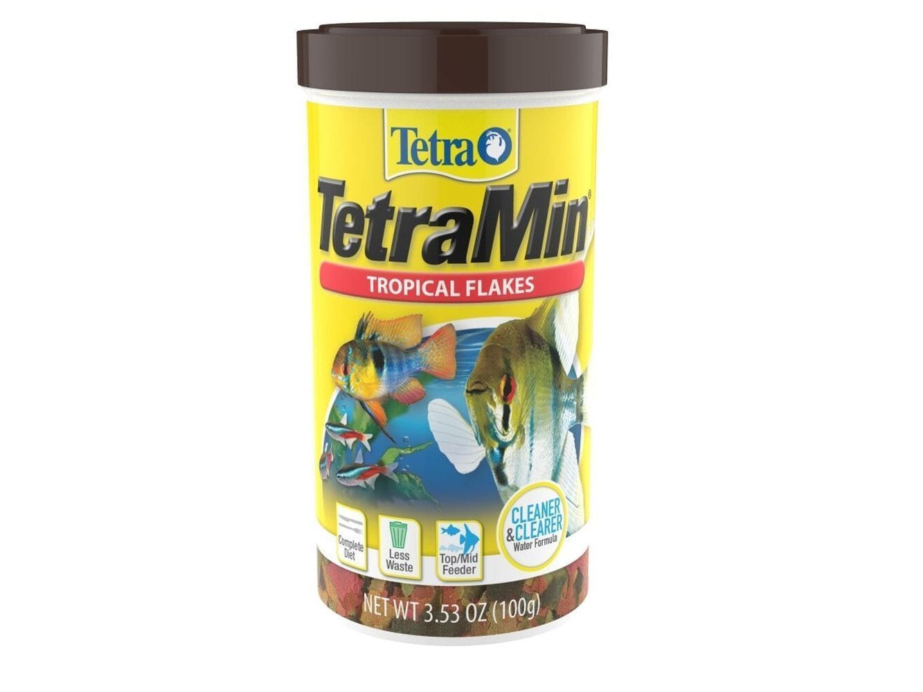 Tetra TetraMin Tropical Flakes Fish Food 1ea/3.53 oz Aquatic Diet Tetra
