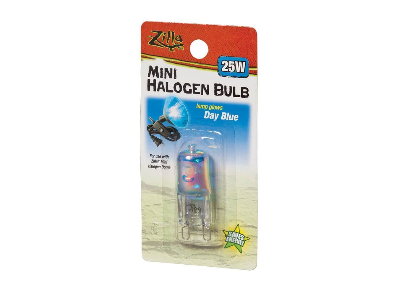 Zilla Day Blue Mini Halogen Bulb, 25w Zilla