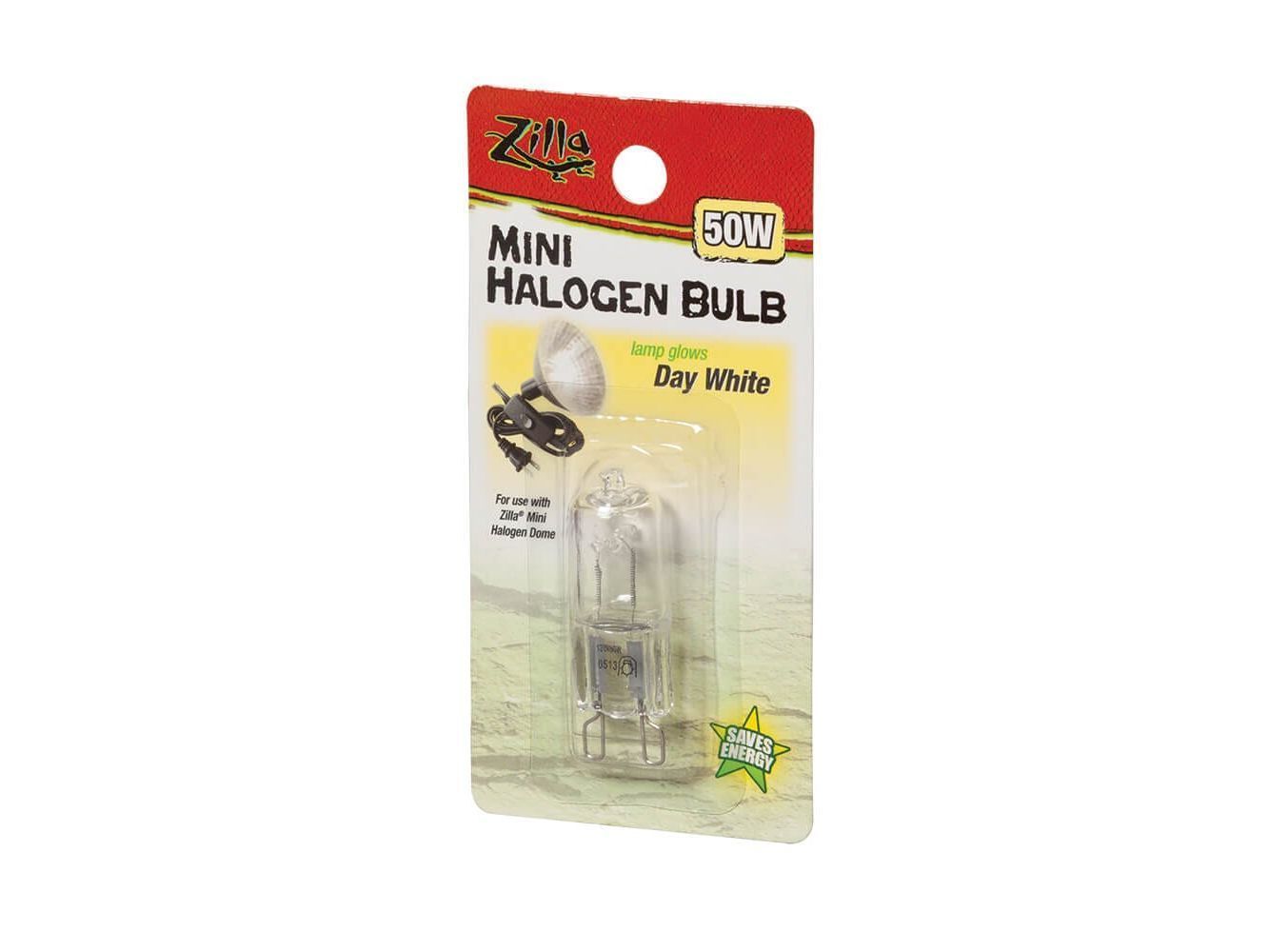Zilla Day White Mini Halogen Bulb, 50w Zilla