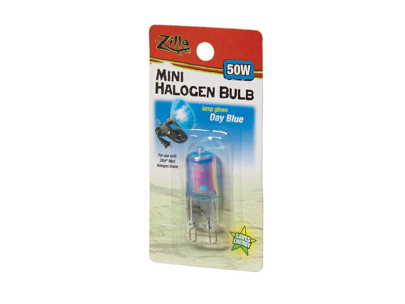 Zilla Day Blue Mini Halogen Bulb, 50w Zilla
