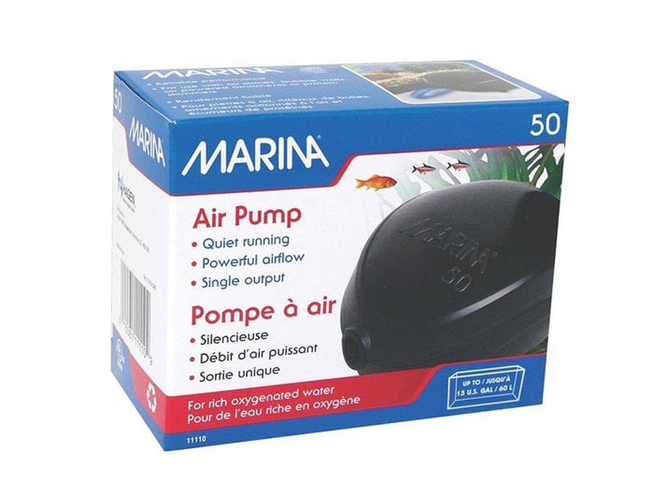 Marina 50 Air Pump Fish Supplies Marina