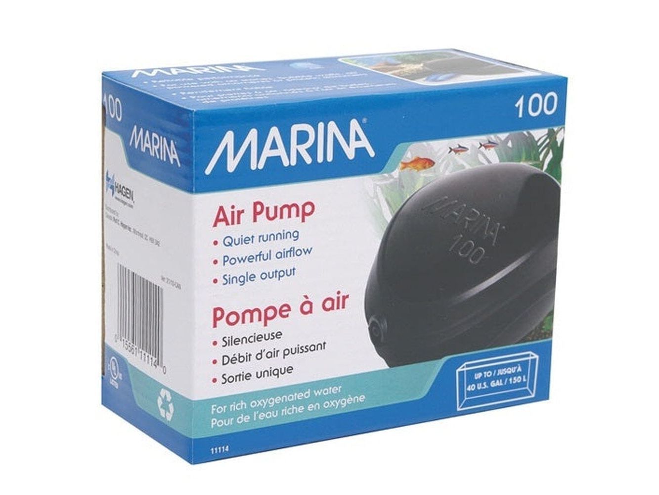 Marina 100 Air Pump Fish Supplies Marina