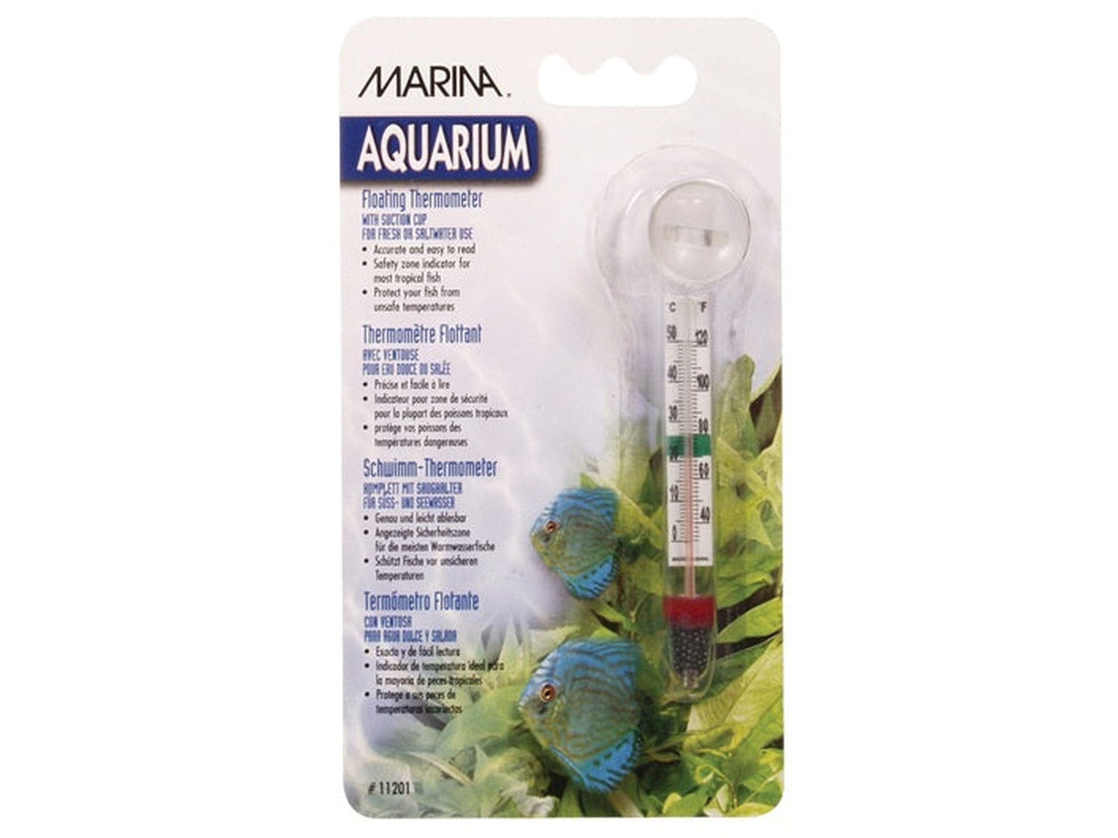 Marina Floating Thermometer w/Cup Fish Supplies Marina