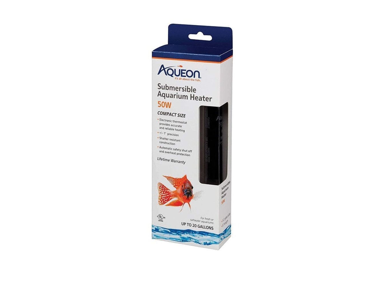 Aqueon Submersible Aquarium Heater 50W Fish Supplies Aqueon