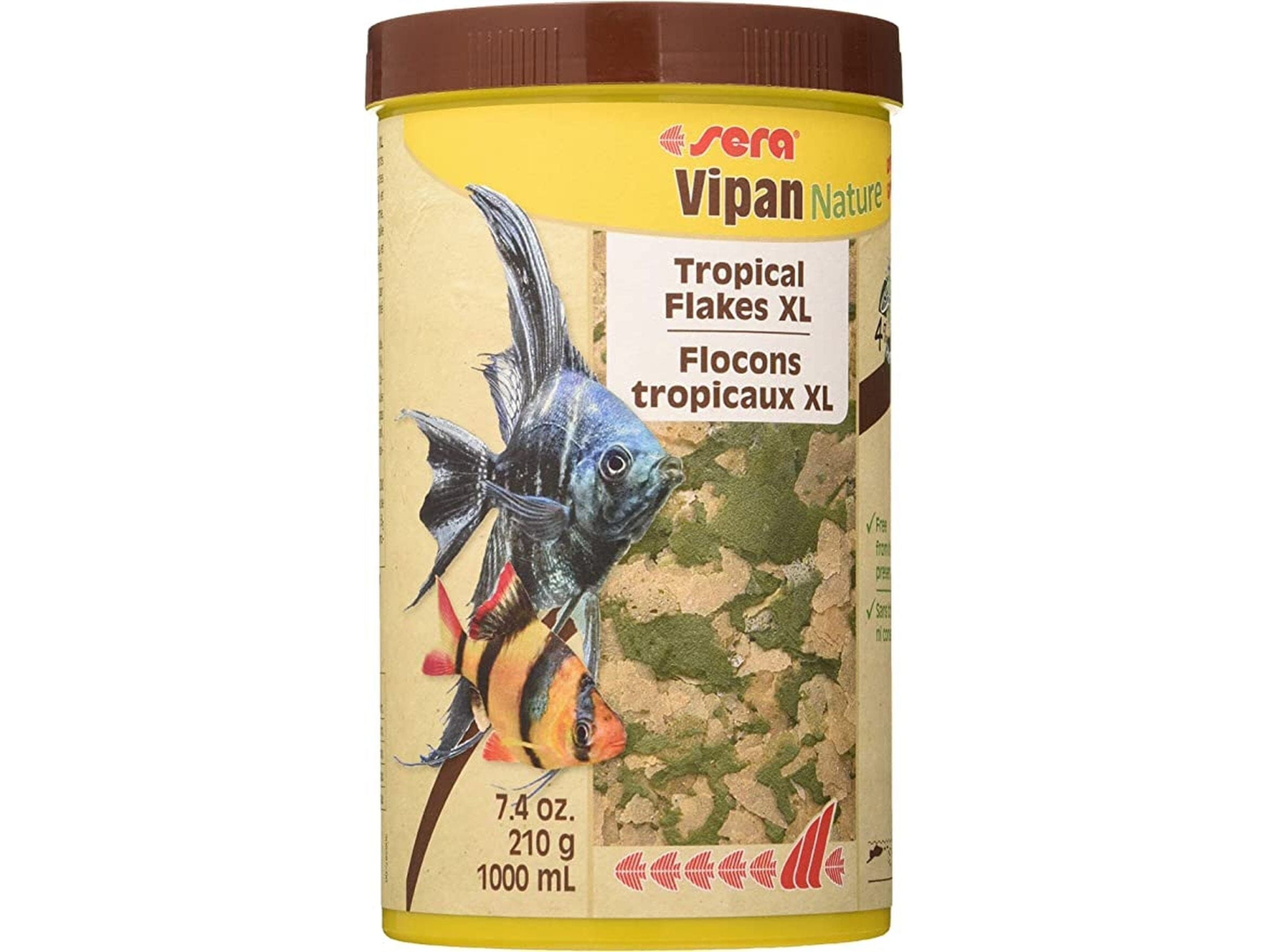 Sera Vipan Nature XL Tropical Flakes 7.4oz Aquatic Diet Sera