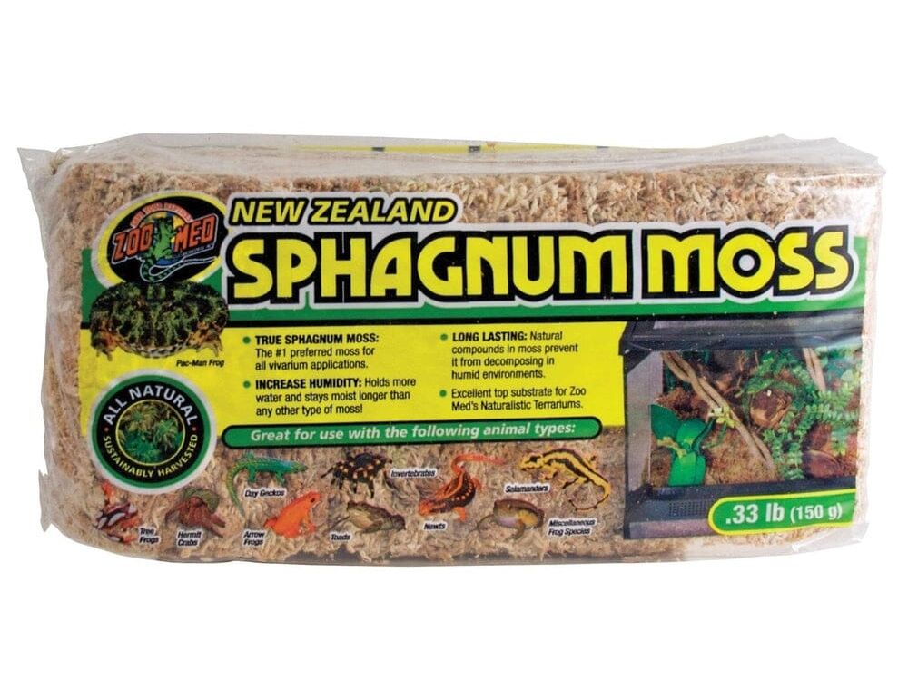 Zoo Med New Zealand Sphagnum Moss, 0.33lb Zoo Med