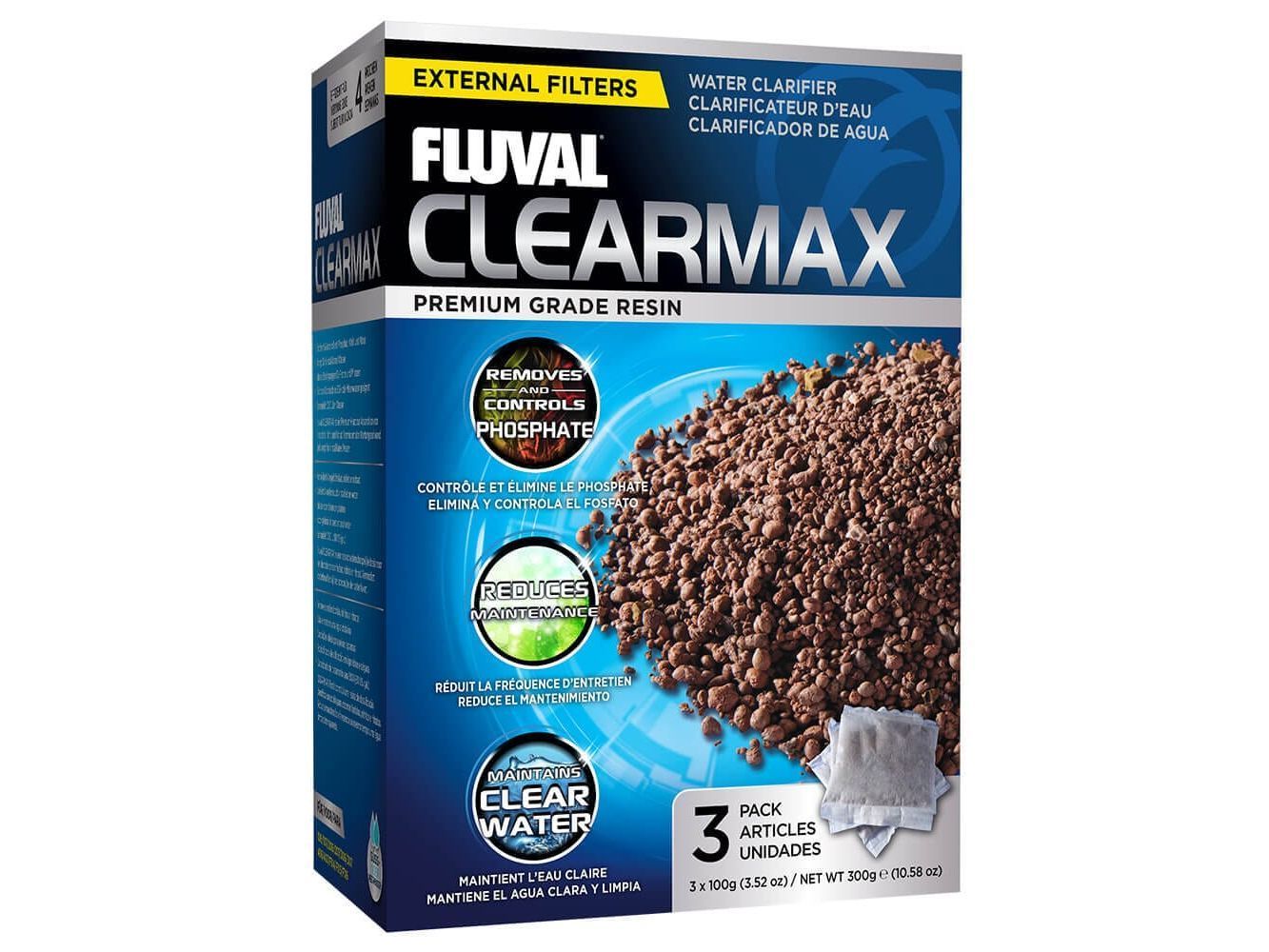 Fluval ClearMax, 3pk Fish Supplies Fluval