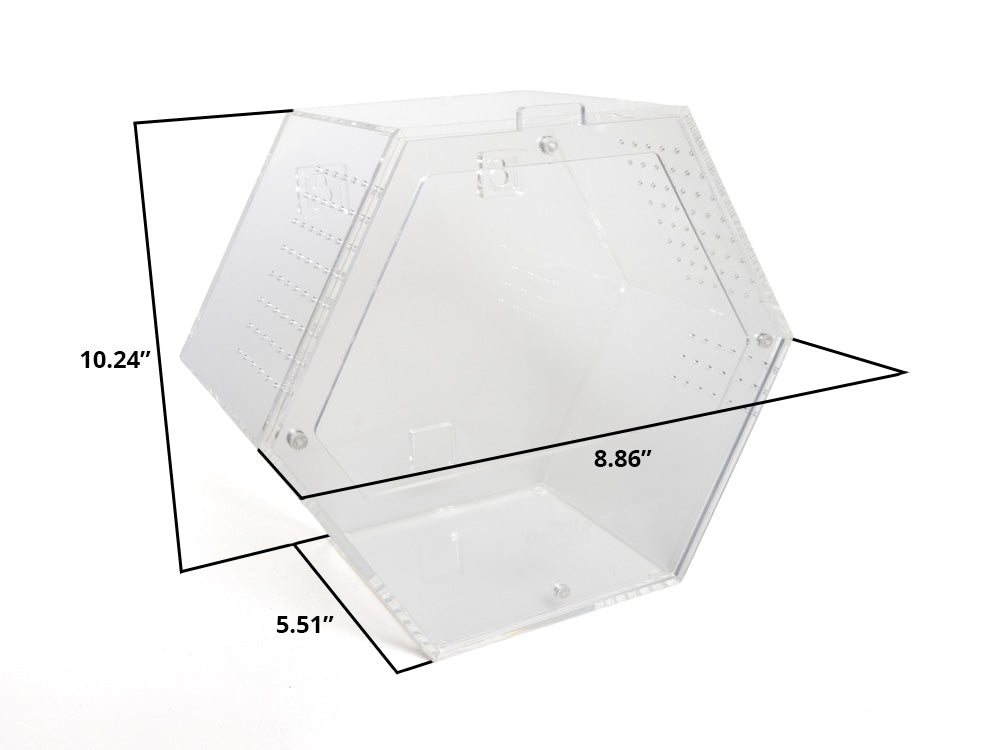 Acrylic Enclosure Hexagon Large