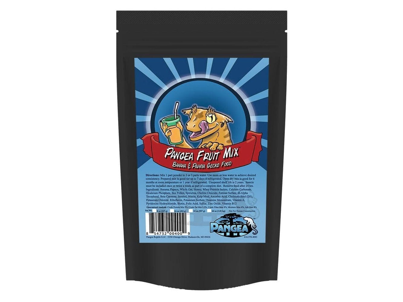 Pangea Fruit Mix Gecko Treat - Black Pangea