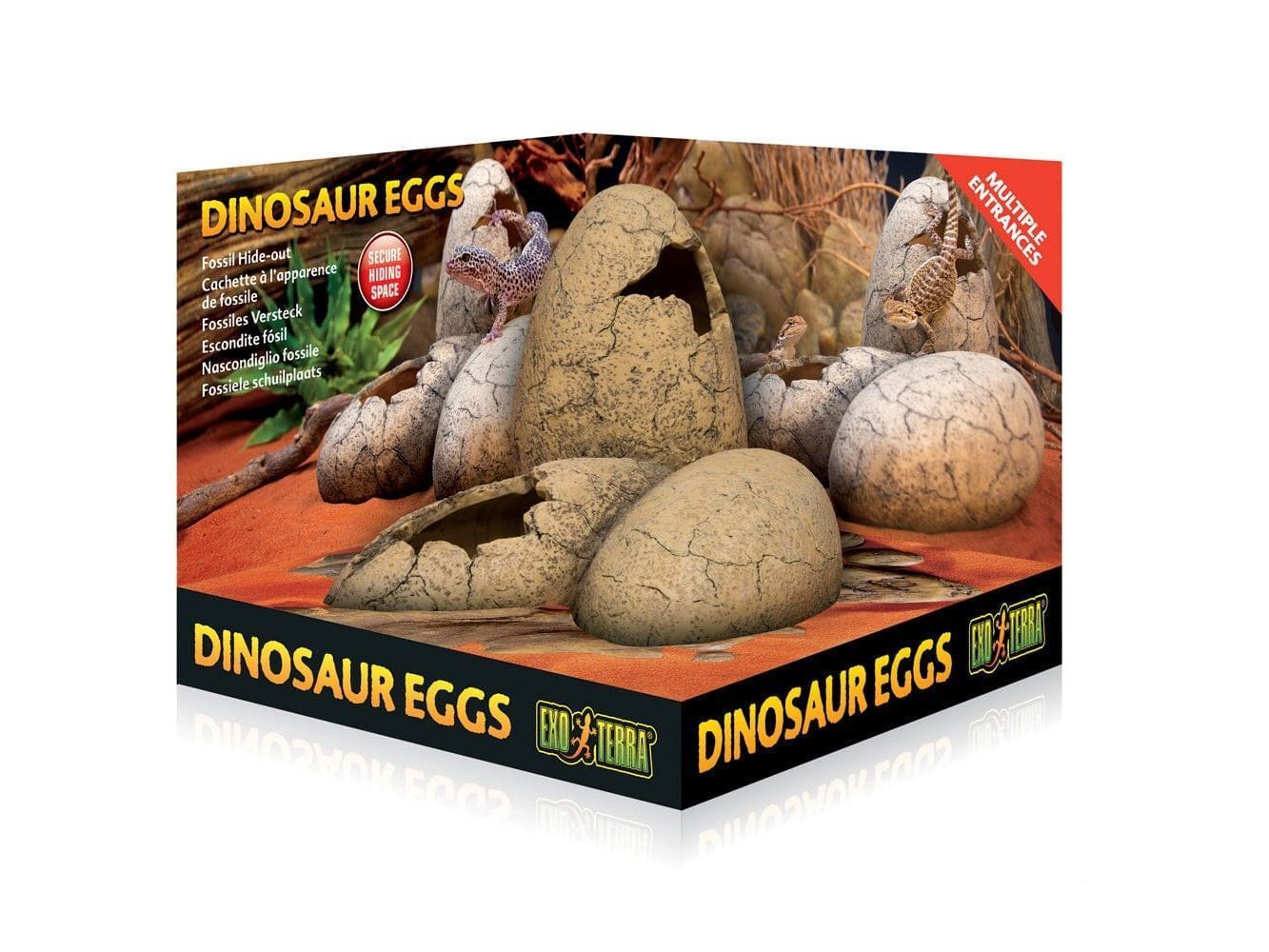 Exo Terra Dinosaur Eggs Fossil Hideout, Large Exo Terra