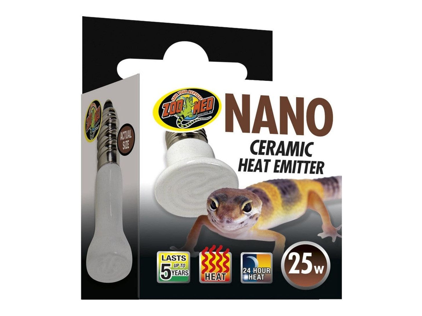 Zoo Med Nano Ceramic Heat Emitter, 25w Zoo Med