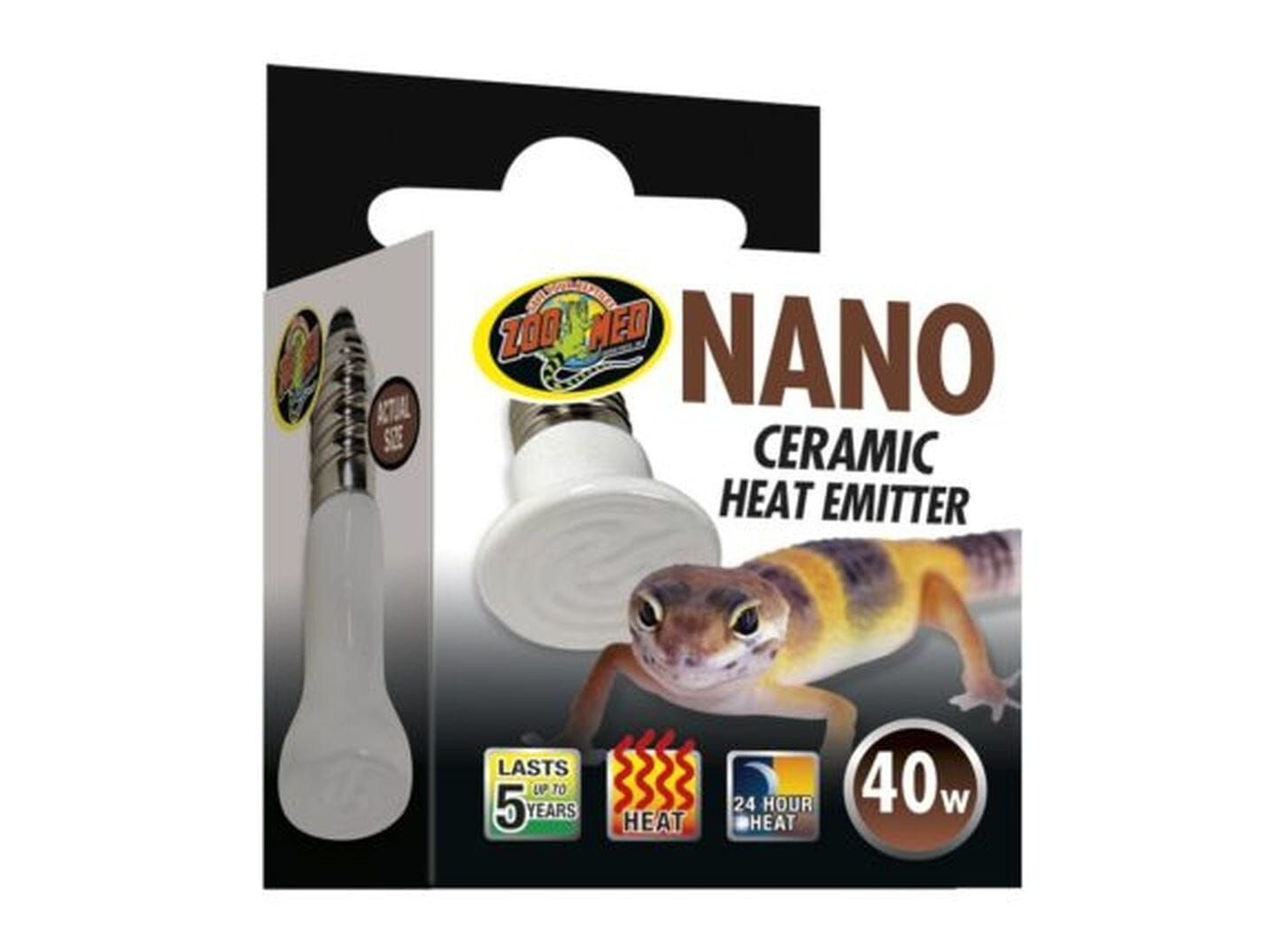 Zoo Med Nano Ceramic Heat Emitter, 40w Zoo Med