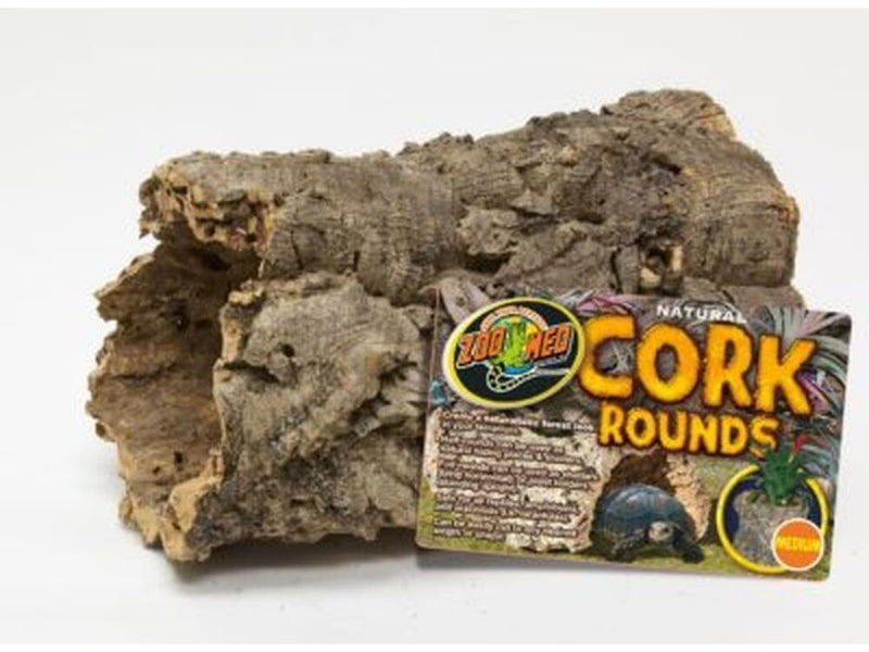 Zoo Med Natural Cork Rounds Medium - Terrarium Décor for Reptiles