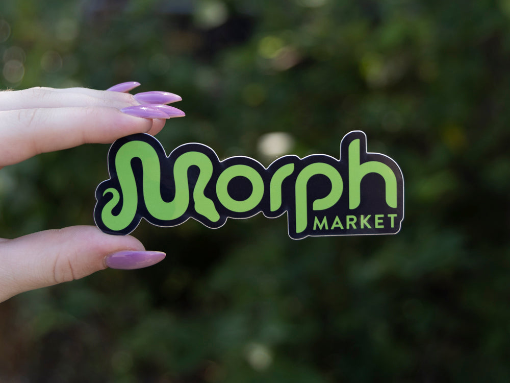 MorphMarket Black & Green Sticker