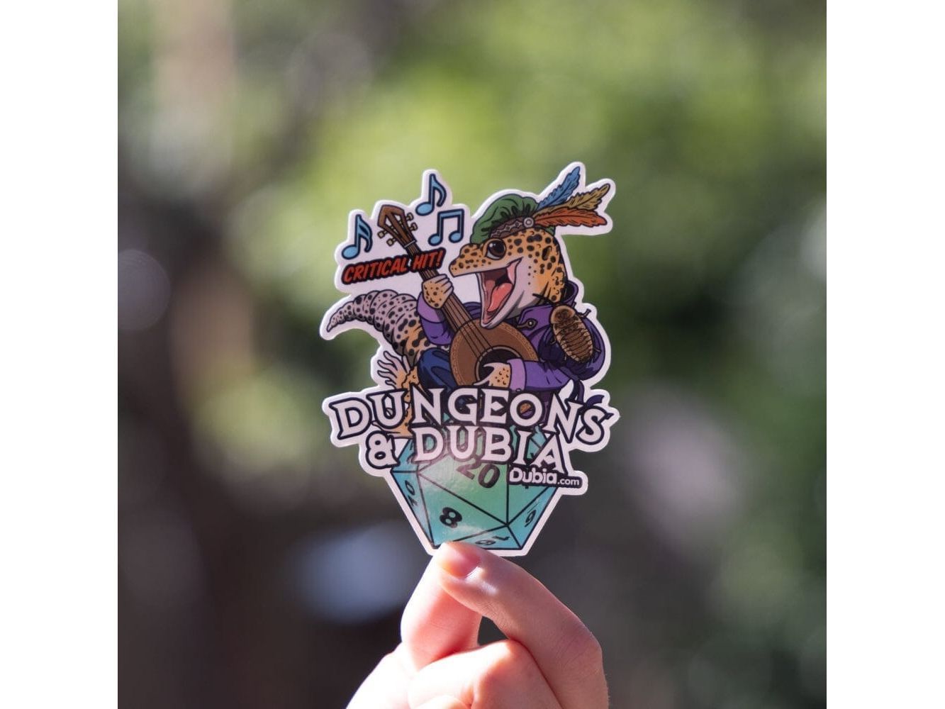 Dungeons & Dubia Sticker Sticker Dubia.com