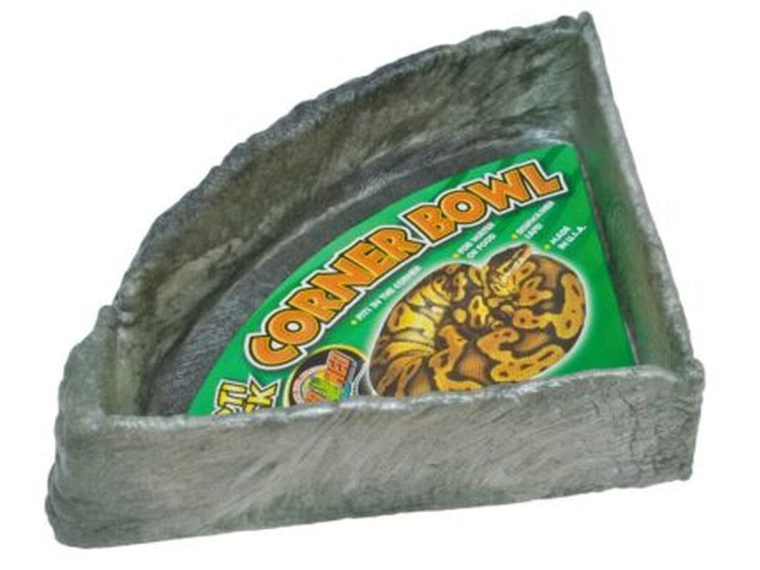 Zoo Med Repti Rock Corner Bowl, Extra Large Zoo Med