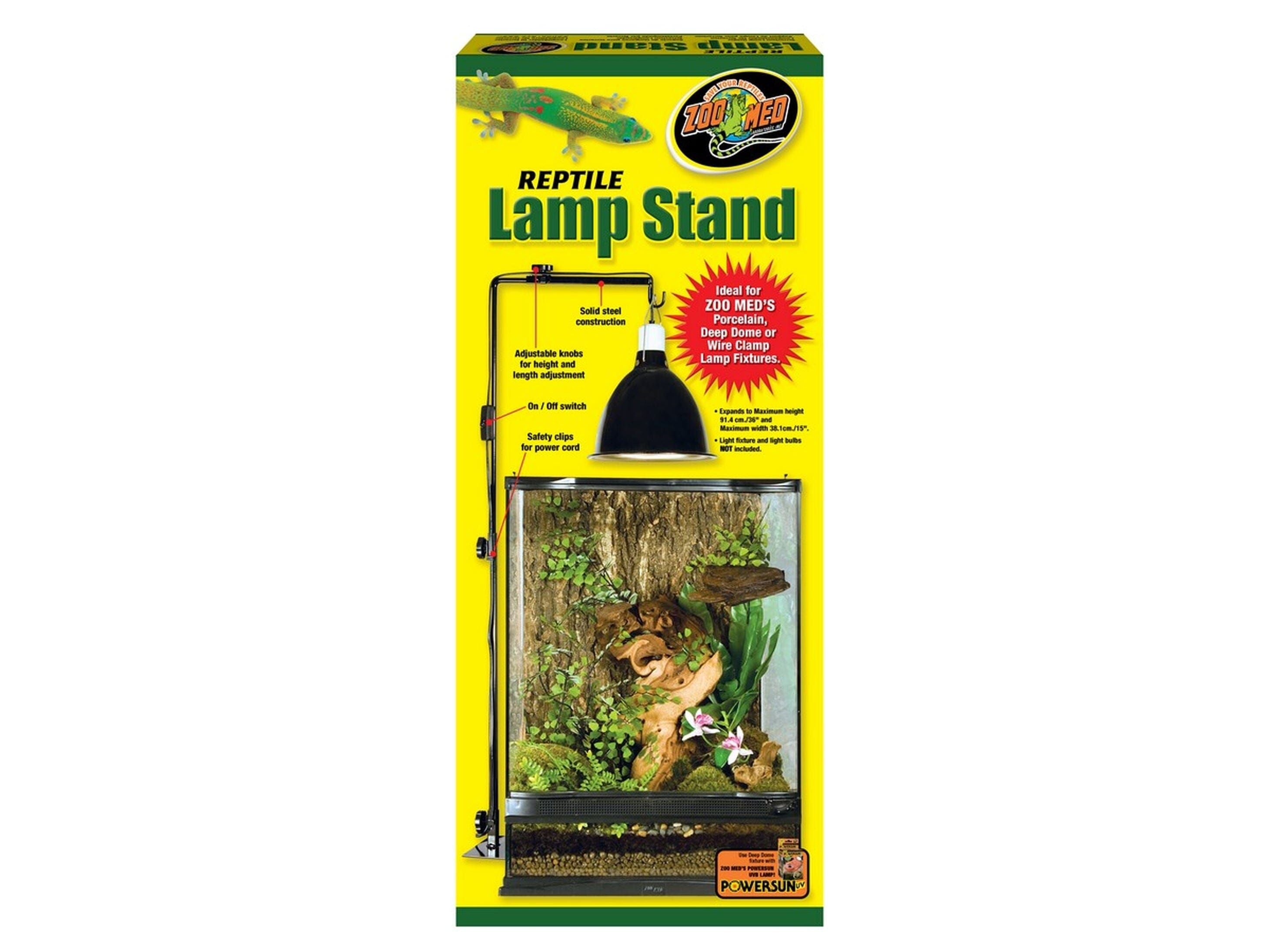 Zoo Med Reptile Lamp Stand, Small Zoo Med