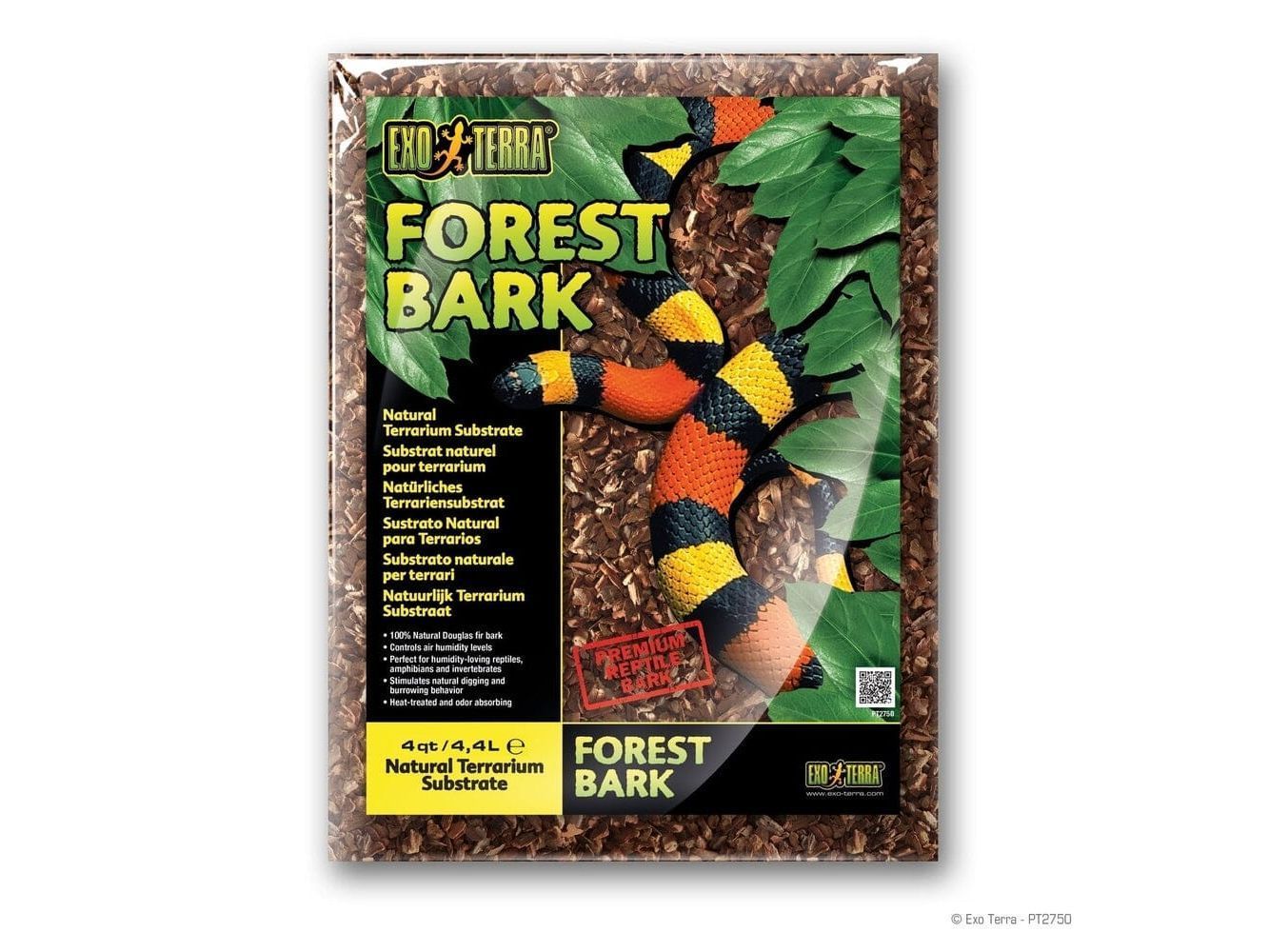 Exo Terra Forest Bark, 4qt Exo Terra