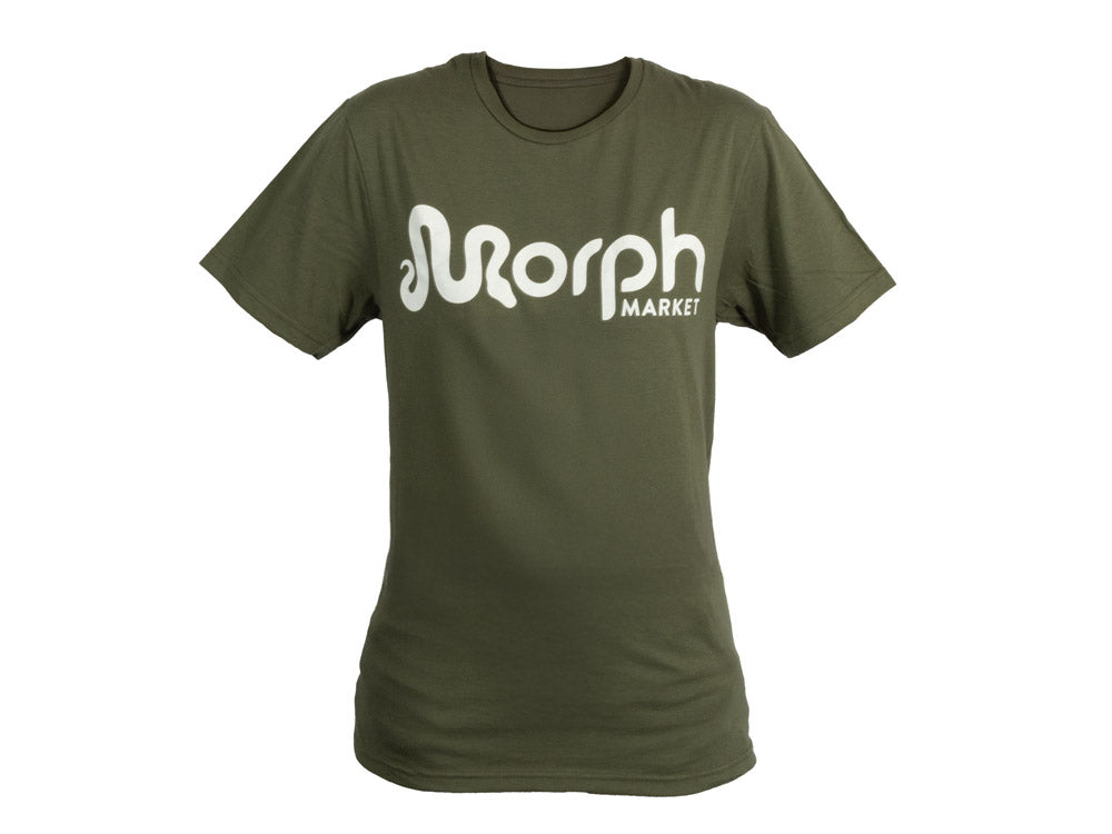 MorphMarket Olive Green Logo T-Shirt