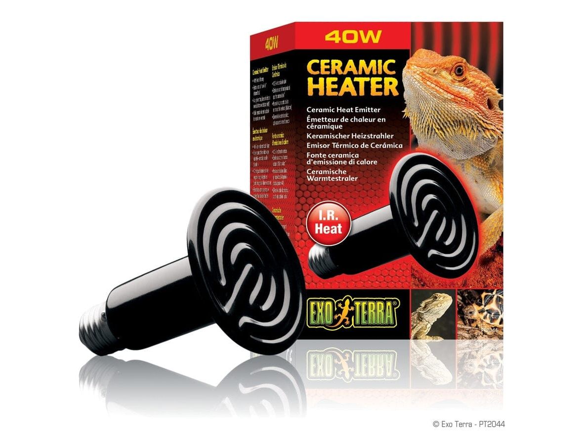Exo Terra Ceramic Heater, 40w ceramic heat emitters Exo Terra
