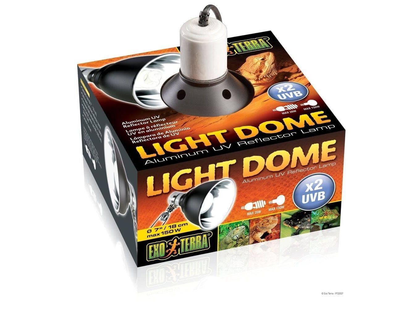 Exo Terra Light Dome, 7" Exo Terra