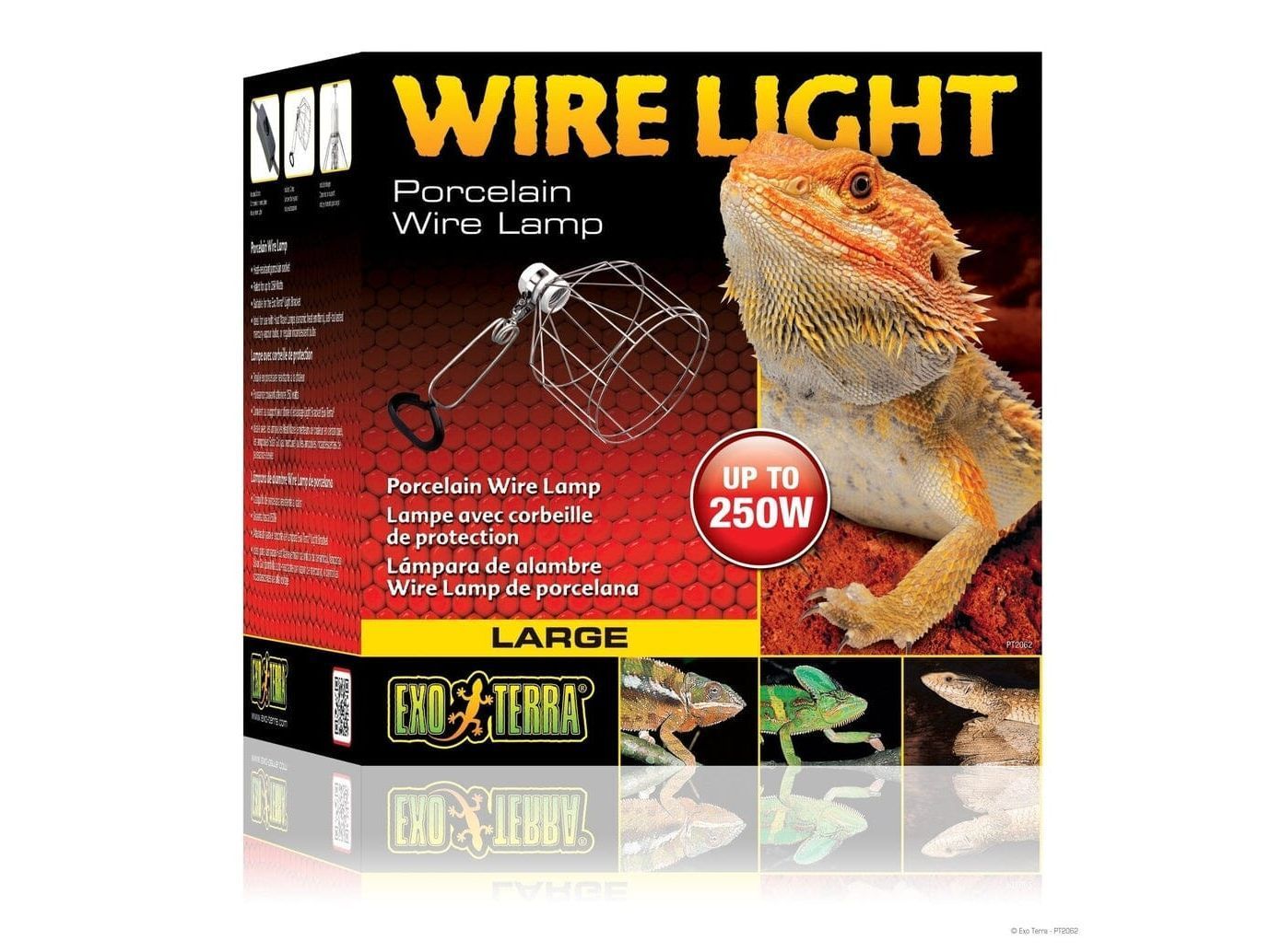 Exo Terra Wire Light, Large Exo Terra