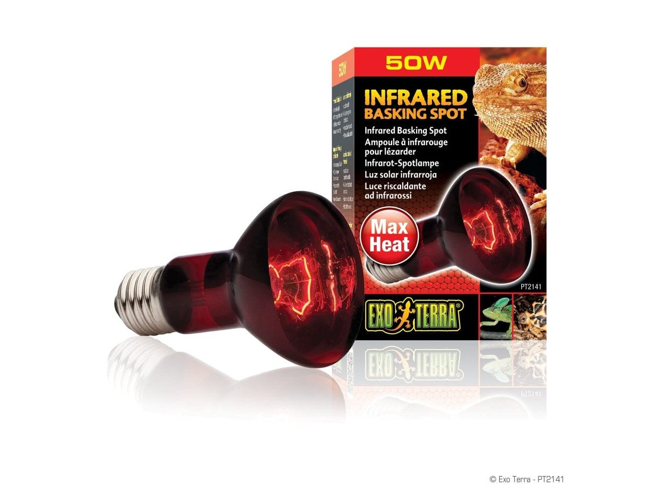 Exo Terra Infrared Basking Spot, 50w Exo Terra