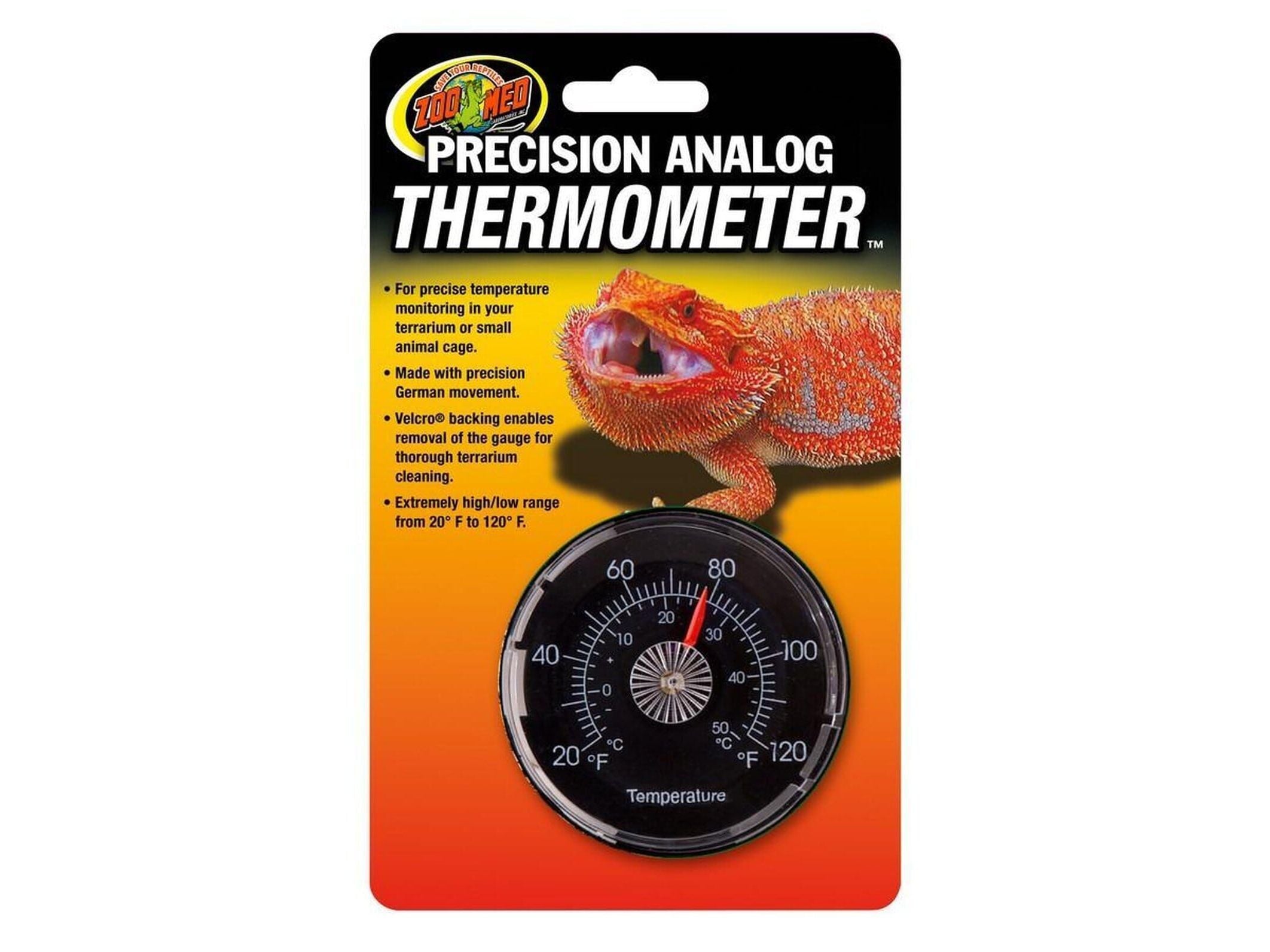 Zoo Med Precision Analog Thermometer Zoo Med